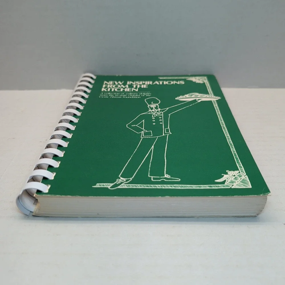 New Inspirations From The Kitchen Cookbook 1986 Cystic Fibrosis Foundation PA NJ